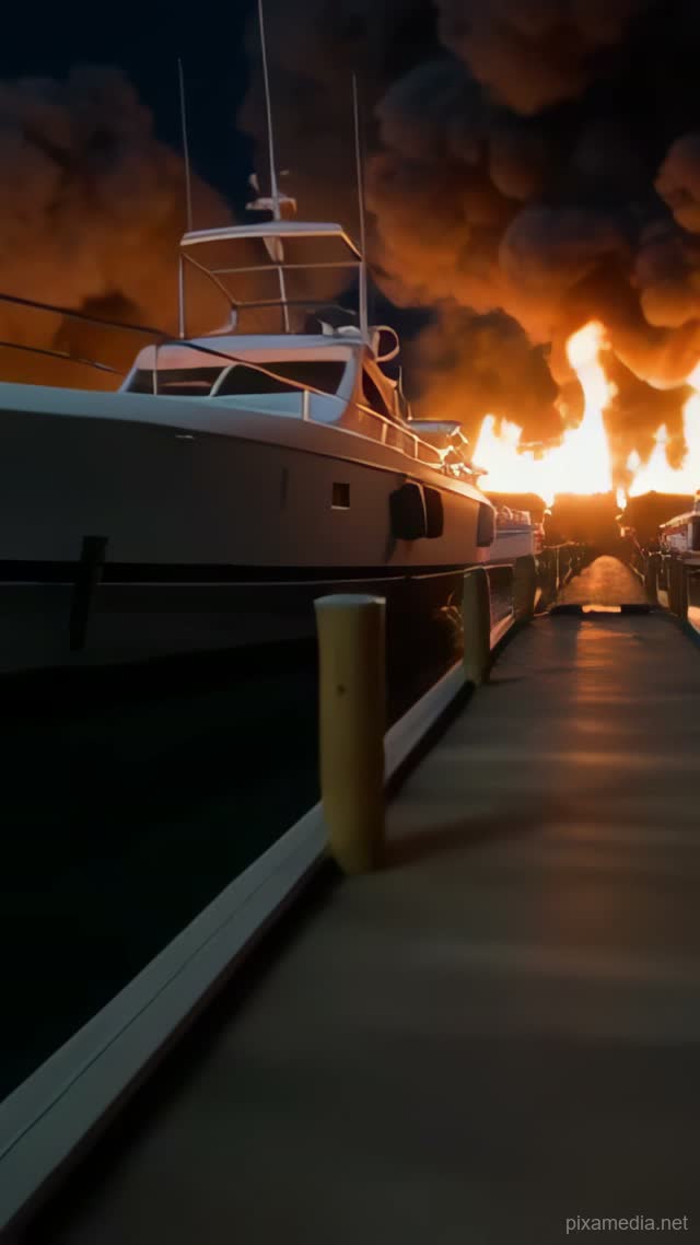 Ember Tide at Pier Nine - Fire & Explosions AI stock